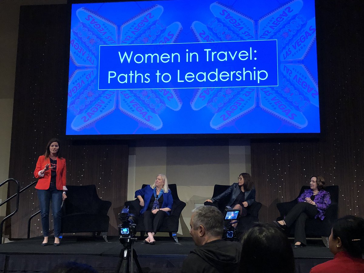 EGPartnerships's tweet photo. .@mmaherlasvegas leads a panel of inspiring #WomeninTravel, including @bonnysimi of @JetBlueVentures, @yeohsiewhoon of @WebInTravel and Dorothy Dowling of @BestWestern #explore18 https://t.co/UZlLaXC63h