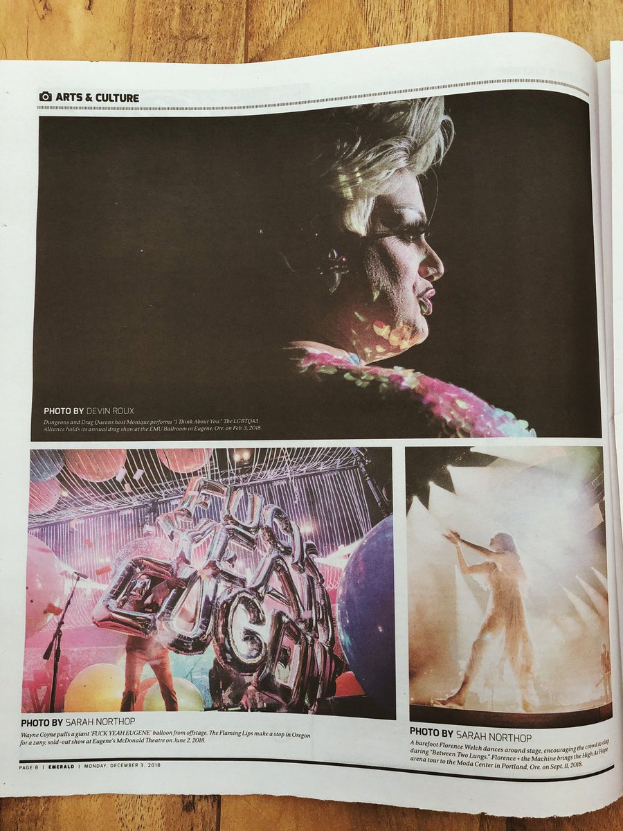 SARTAKESPICS's tweet photo. I cant say it enough how sosososo proud I am of my photo team at the Emerald. Thanks to their hard work (and our stellar design team too!) the visual edition is here on the stands for the rest of the 2018 year. https://t.co/YTJHtsU22b