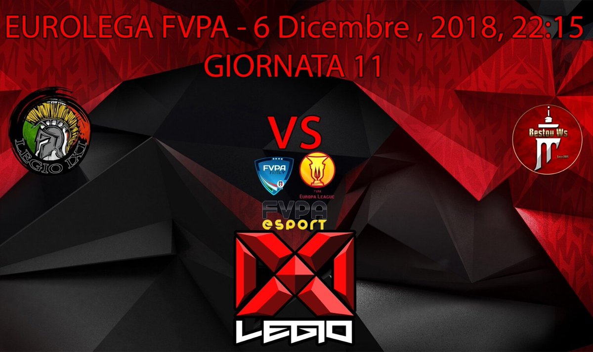 CiccianoeSports's tweet photo. 🎙🎮
RISULTATI:

Mercoledì 5/12/18
22:45 VPG 
Serie B
#ItalianWolves vs Legio IXI  1 -  2

Formazioni
Giovedì 6/12/18
21.30 EUROLEAGUE 1
Royal Aces vs Legio IXI

22.00 EUROLEAGUE 1
Legio IXI vs Bestou WS

 🎮🎙 https://t.co/4TmvsMCPei