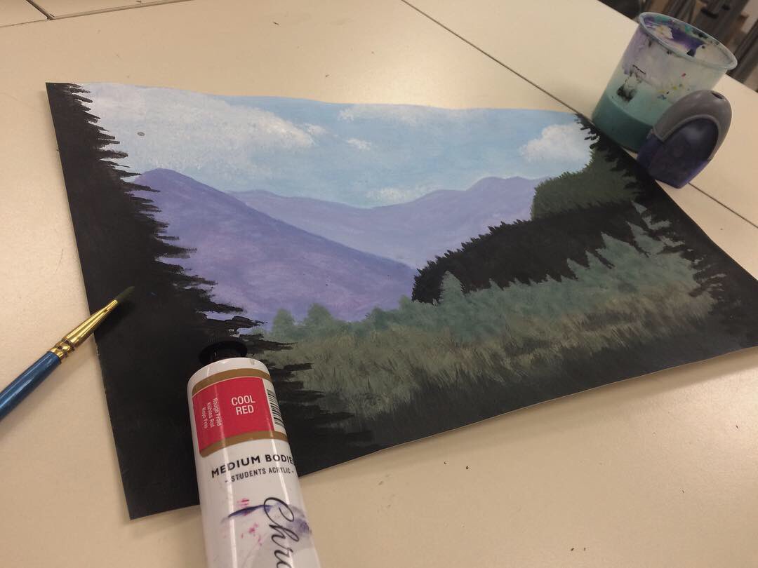 Gr0ss_Kitt's tweet photo. This is like half a year old
#acrylic #acrylicpainting #landscape #landscapepainting #landscapeartist #simplelandscape #mountains #forest https://t.co/NtSQkgtQoG