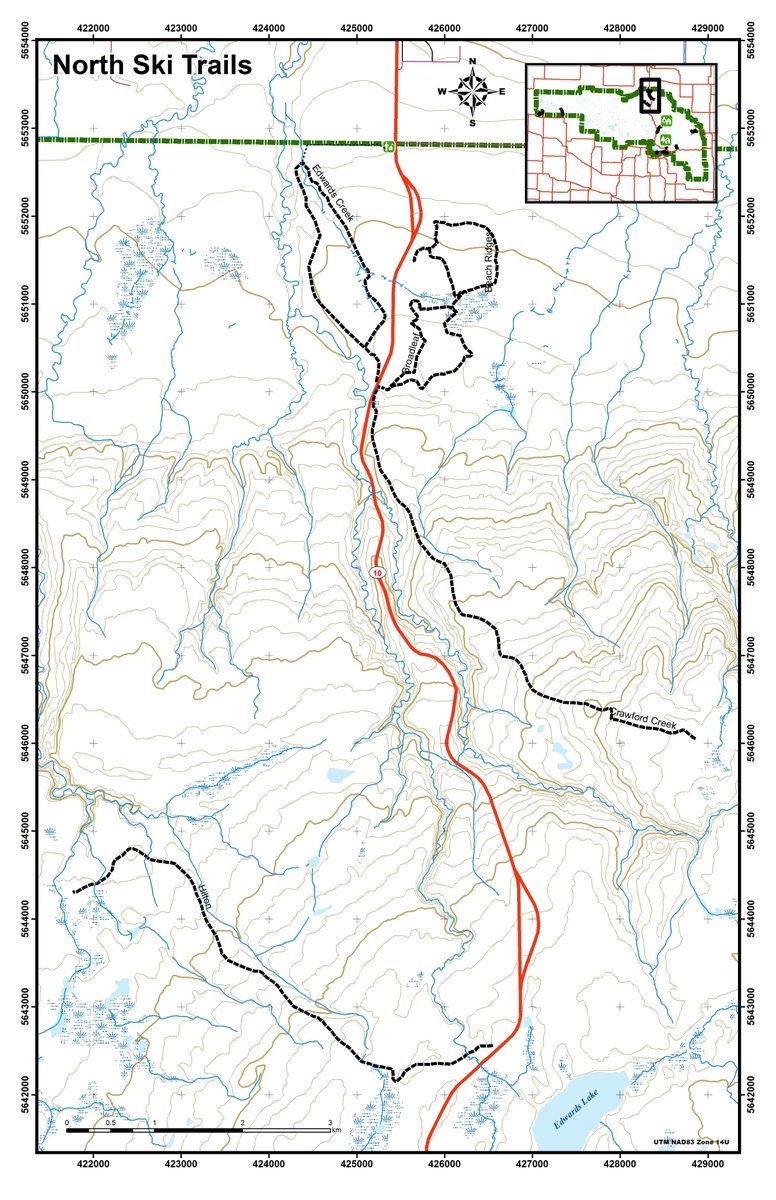 Friends_RMNP's tweet photo. Trail update at Riding Mountain National Park (as of Dec 6): the following trails have been machine packed: Beach Ridge, Broadleaf, Crawford Creek, Edwards Creek. Hilton trail has also been packed, groomed and tracked! https://t.co/KEuwj0aMyA