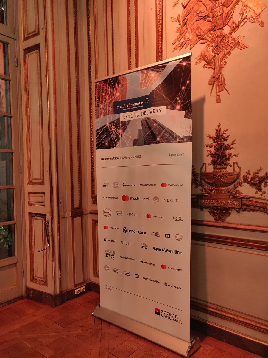 niklasapellund's tweet photo. First event tonight with #NextGenPSD2 conference in #Paris https://t.co/F9q123HeEf