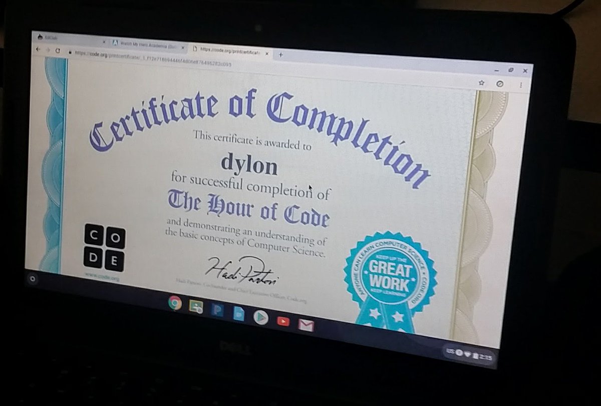 MCucps's tweet photo. More great coding happening today! Students who didn't think they could code were amazing themselves with their wonderful work!  #HourOfCode #cucpscte #iamcucps #cucpsis4learners #vais4learners  #creativethinking https://t.co/zAYZfPurCu