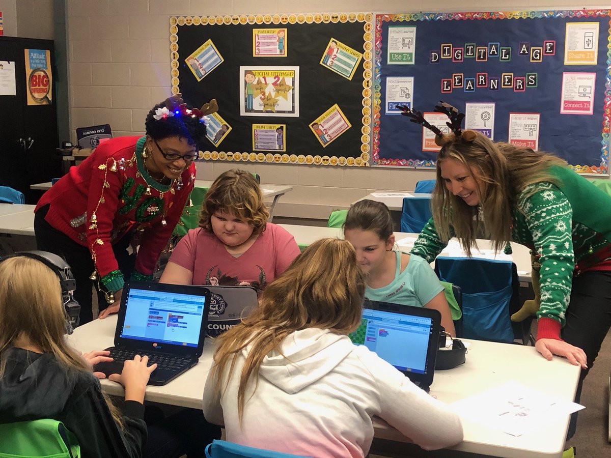 oneclayschools's tweet image. Administrators, students, staff spent this week participating in #HourofCode! Many schools scheduled the hour at the same time, so all students could code together at once. Great learning experience for all during #ComputerScienceWeek