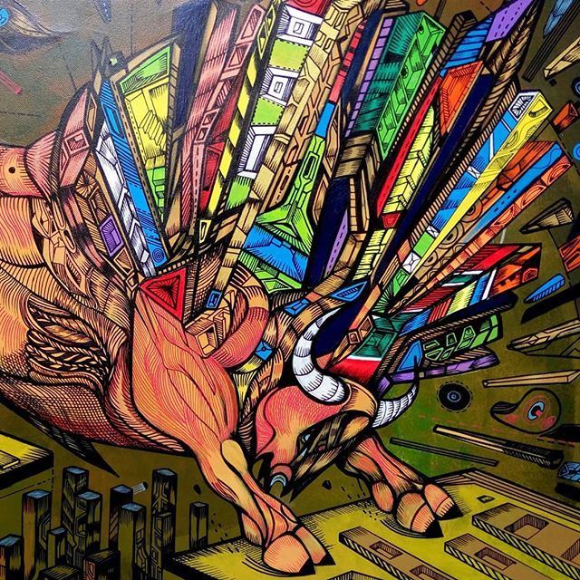sculptoroflight's tweet photo. Fly sky, close-up, acrylic on canvas
.

#bullpainting #artsy #strong #bull #toros #artnews #artistlife #colorful #abstractart #toro #contemporaryart #miami #nyc #artvideo #artstagram #bulls #artistportfoliomagazine #drawing #sculptoroflight #markogavrilo… https://t.co/neCJAScva4 https://t.co/yU0AgHkr2W