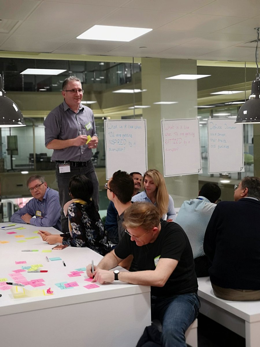 PauloPRCD's tweet photo. #tcs #agile #scrumevent #scrumalliance #disruption 

Disruption - a great session held at TCS office London by Scrum Event and TCS, with @GeorginaHughes and Tomasz Krupiewnicki https://t.co/Q6DWWu4Q7Q