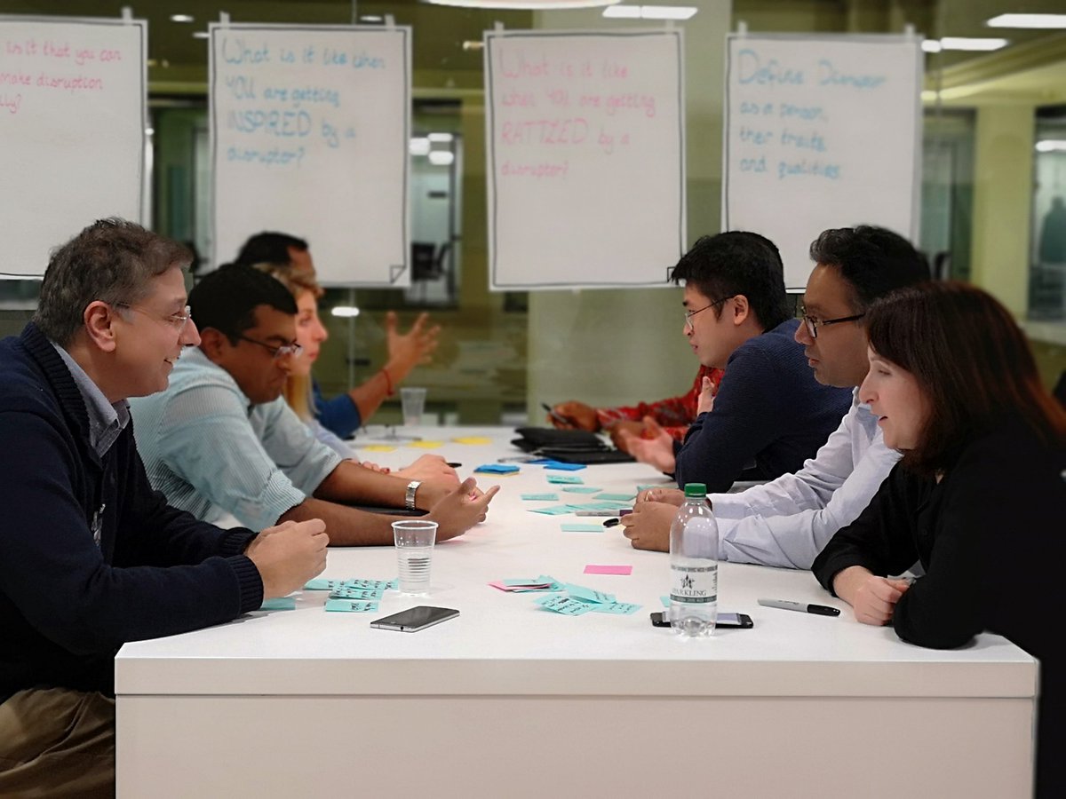 PauloPRCD's tweet photo. #tcs #agile #scrumevent #scrumalliance #disruption 

Disruption - a great session held at TCS office London by Scrum Event and TCS, with @GeorginaHughes and Tomasz Krupiewnicki https://t.co/Q6DWWu4Q7Q