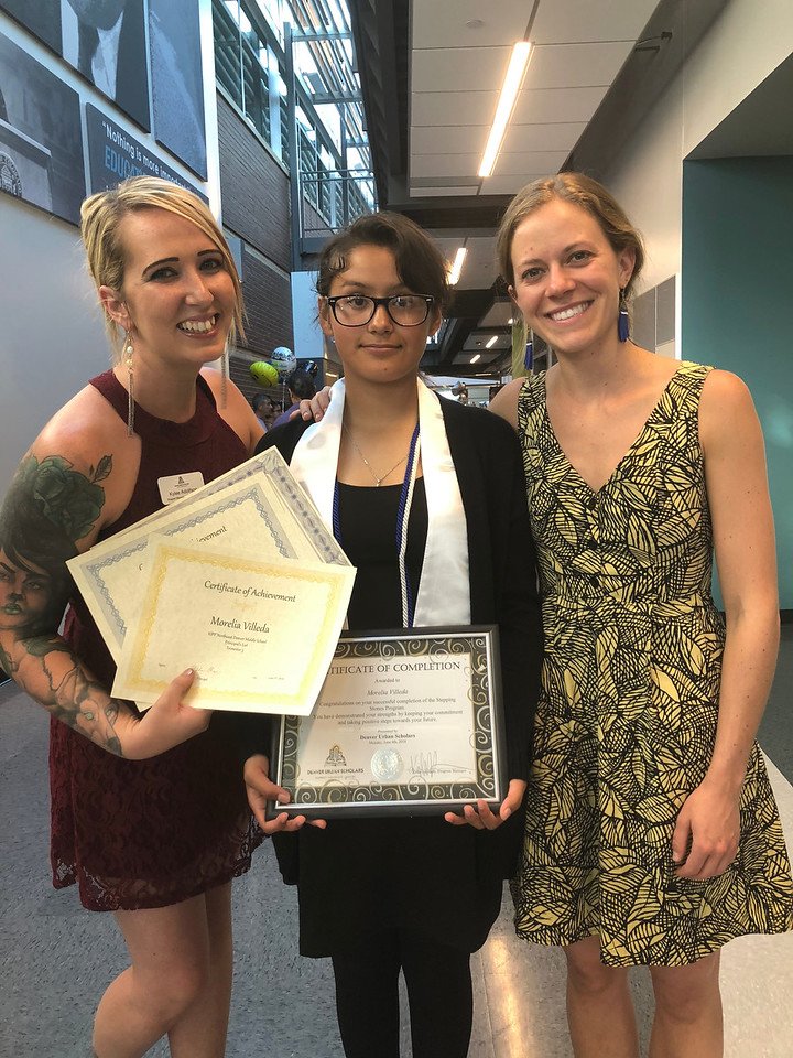 DenverScho's tweet photo. Last school year we served over 450 youth at 16 partner schools and  celebrated a 93.3% graduation rate. We aspire to help students graduate  on time, with preparedness for their own career or college plans after  graduation. #careerandcollegeready #education #denverurbanscholars https://t.co/AYVGr4ufJs