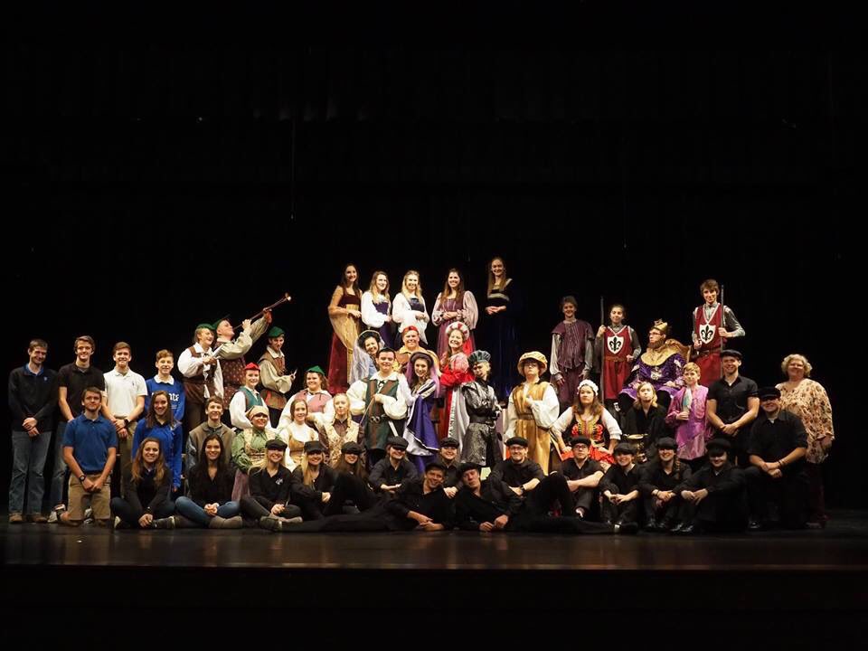 lourdesknights's tweet photo. Congratulations to Luke Partsch and Cathy Shawhan for receiving Outstanding Performance awards and to our Tech Crew for winning “Best Tech Crew”! 
LCC’s “The Very UnMerry Adventures of Robin Hood” placed 4th overall.  Way to go Knights! #cdolincschools #StateOneAct https://t.co/yZqLra6xcA