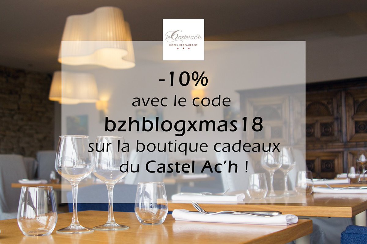🌲NOEL🌲 
Le #CastelAch s'associe aux #BreizhBlogueuses pour vous gâter en cette fin d'année 🎁
-10% sur leur boutique cadeau avec le code bzhblogxmas18 jusqu'au 31/12/2018 !
➡ bit.ly/2Uk1BSE