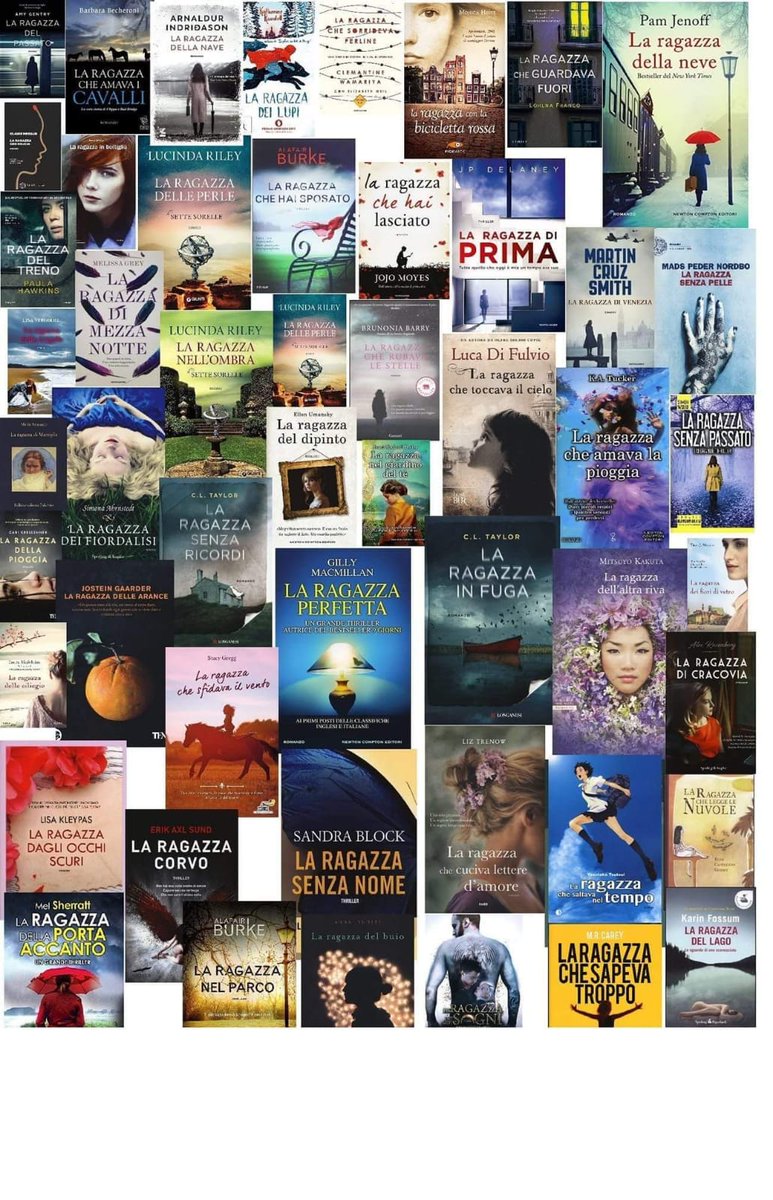 libri_cct's tweet photo. Un collage delle ragazze dei libri che abbiamo letto quest'anno ...#ragazzeragazzi #titoli #libri #libridaleggere #unamontagnadilibri #unavita #UnaParteDeMi #navigandotraleparole #bookstagram #bookblogger #booklover #piulibri18 #LETTERATURA #leggere https://t.co/j27matTR5X