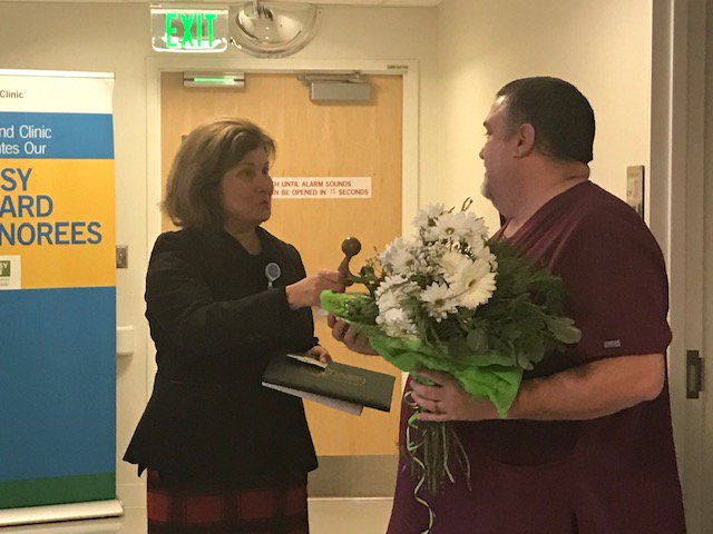 Lutheran_Nurses's tweet photo. #CCLutheranHospital nurse Kim was our 3rd quarter @DAISY4Nurses winner! Congrats on your accomplishment Kim! #ccnurses https://t.co/k4p9T0J12y