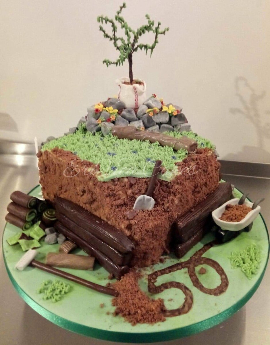 Erivica Cakes On Twitter Landscape Garden 50th Birthday Cake Https T Co Xtbcfmclko Twitter