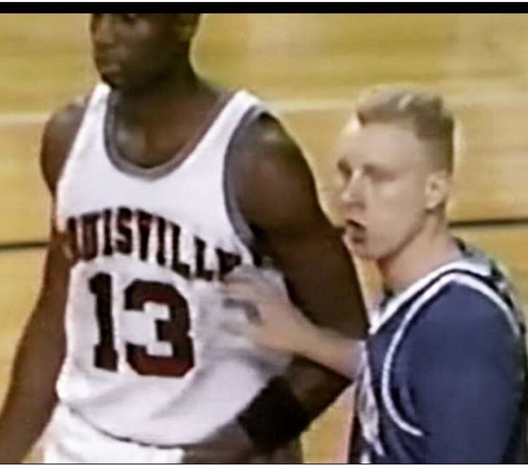 DerwinWebb's tweet photo. @CoachChrisMack I think you were fouling me the whole game. 😂 #TBT https://t.co/5QE6iEymx1