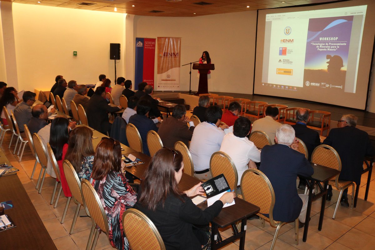 ENM_UCN's tweet photo. El día de hoy el Ministerio de Minería y la Escuela de Negocios Mineros realizó el Workshop "Tecnologías de Procesamiento de Minerales para la Pequeña Minería" seguido de una visita a la minera planta Francisca. Agradecemos a todos su asistencia. https://t.co/79vt9AuRE6