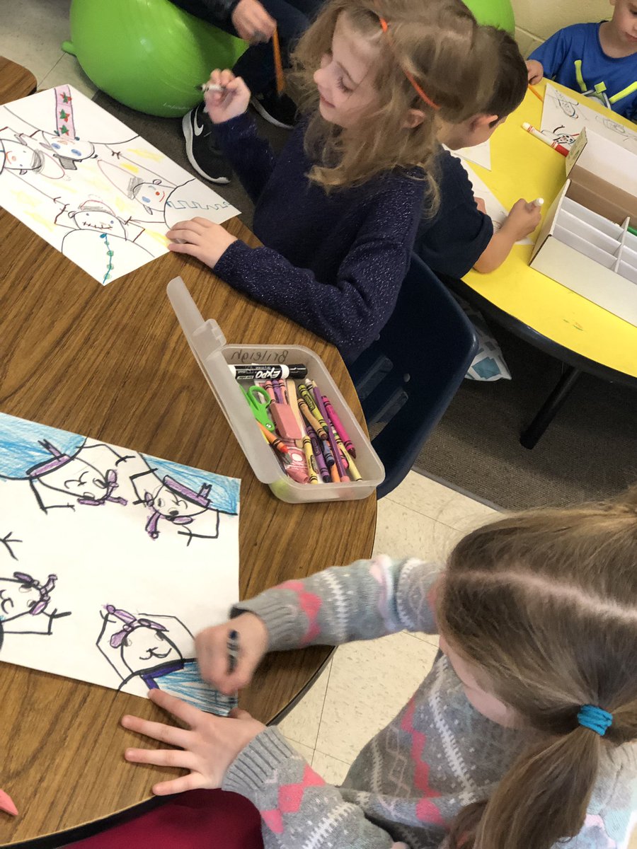 mollieperachio's tweet image. #directeddrawing #newperspectives #snowmen #winter #firstgraderocks #iteachfirst