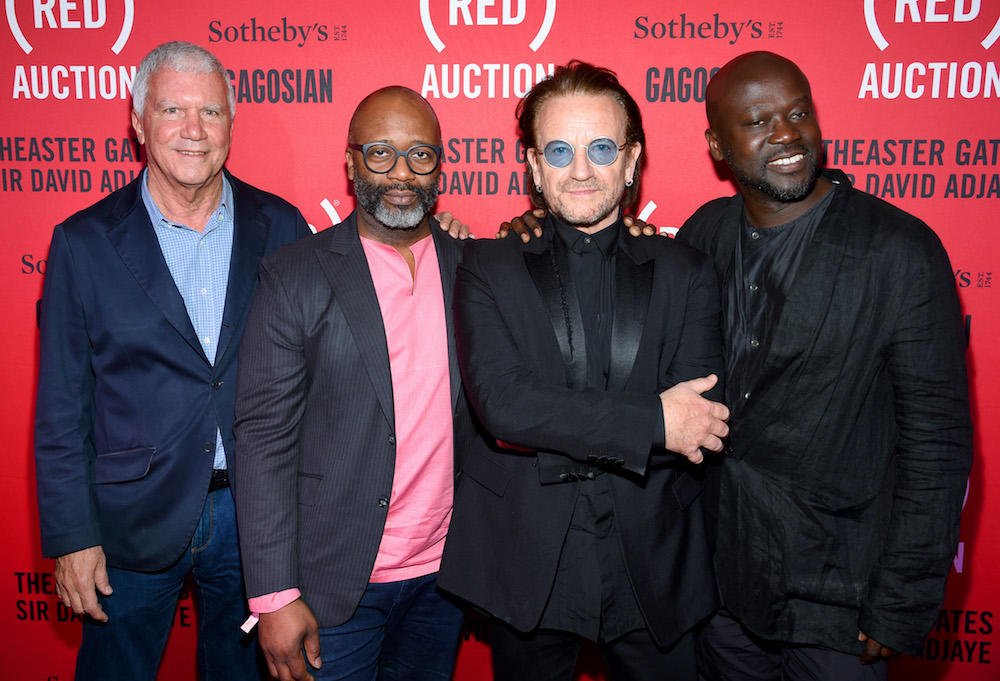 Gagosian's tweet photo. #REDAuction: The third @REDย Auction raised $10.5 million to support the fight against AIDS last night! @artnetย wrote about the star-powered attendees and the standout auction records, including #TheasterGates, #JenniferGuidi, and #JennySaville: https://t.co/6GBvKnNFlr https://t.co/ReRccazrs3