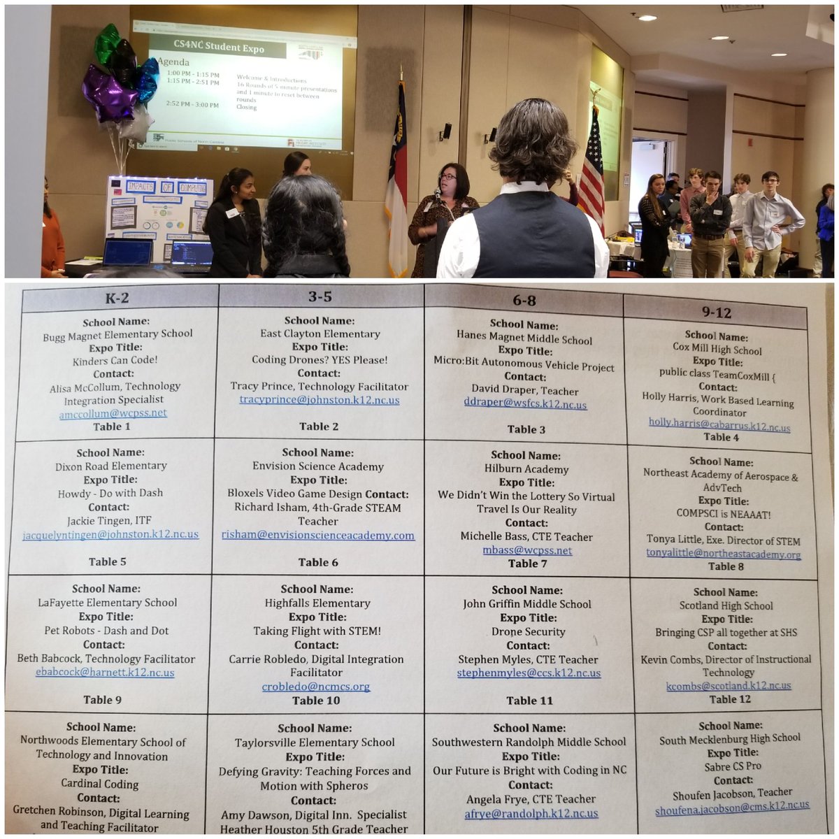 Thank you CTE, @ncdpiDLT, @NCBFIT and the 16 NC Schools for showcasing our Children our Future during #CS4NC for Computer Science Week #HourOfCode #NCCTE @ncpublicschools