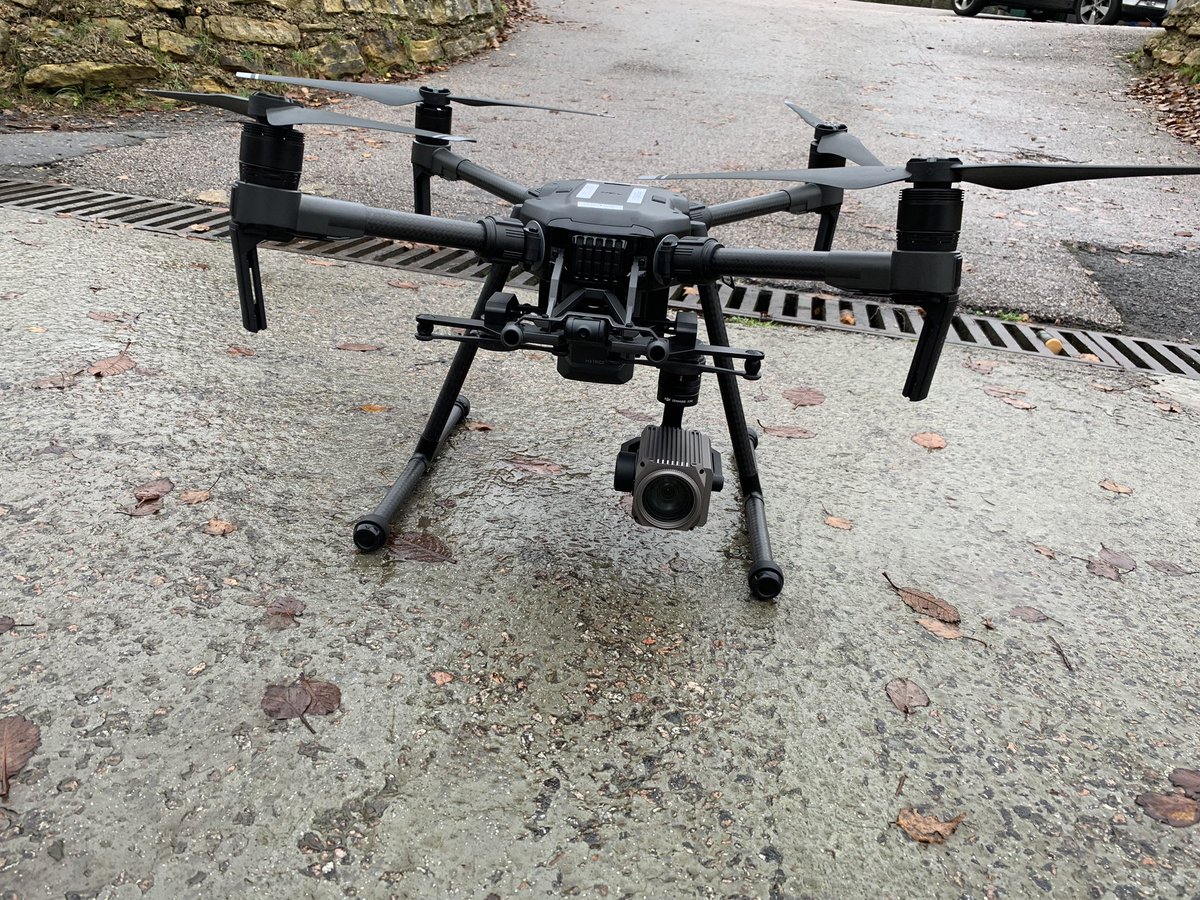 Great to fly our new <a href="/DJIEnterprise/">DJI Enterprise</a>  Matrice drone today. So responsive to fly, and the thermal camera capabilities are fantastic!