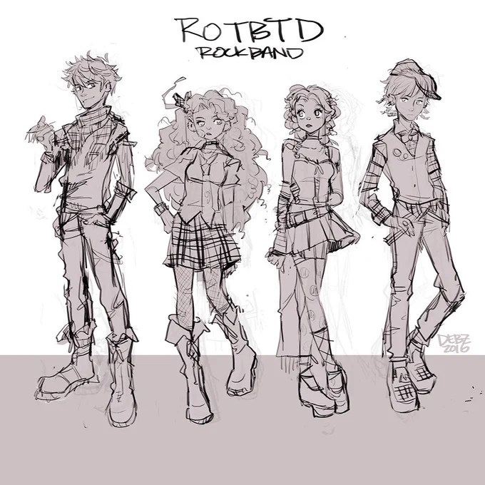 Ah yes, back in the tumblr days, Rise of the Brave Tangled Dragons was my jam! I still have a soft spot for this crossover. Here's one of them as a band. I might just have to revisit them again on account of Ralph Breaks the Internet, Httyd3 and that the new Jack Frost book. ? 
