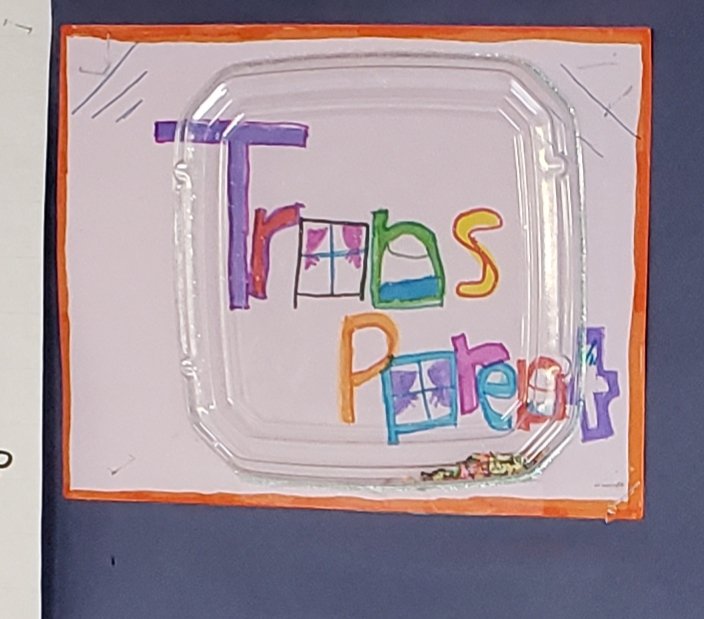 Student made science visual word wall