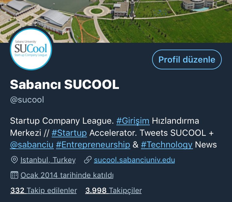 Sabanci University SUCool tweet media