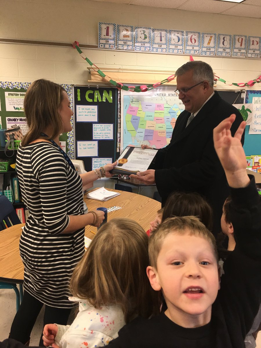JacobsRoad_ES's tweet photo. Jacobs Road Elementary School added 3 new photos.
Just now · 
Mrs. Carroll received this month's "Game Changer" Award! Her nomination said "every child deserves to have a teacher like Mrs. Carroll" and her students would tell you they agree! Congrats, Mrs. Carroll! We love you! https://t.co/b2kpel3CLf