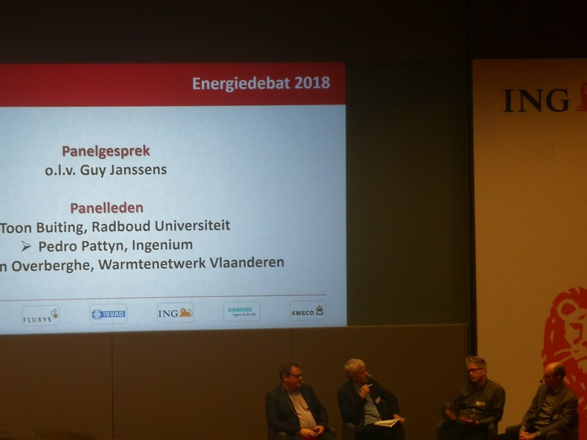 #energiedebat bij <a href="/ienet_be/">ie-net ingenieurs</a> met <a href="/Ingenium_nv/">Ingenium nv</a> en <a href="/ODEVlaanderen/">ODE Vlaanderen</a>: ook in Vlaanderen al veel mooie vben van warmtenetten: Roeselare, Gent ...