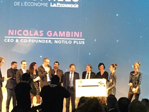 EnedisRegionSud's tweet photo. 🏆.@enedis, partenaire @LaProvenceECO a remis le prix Tremplin à #NotiloPlus qui développe des systèmes sous-marins autonomes et optimisés par de l’intelligence artificielle. #iA #futur #innovation https://t.co/kF1VS0IYlc