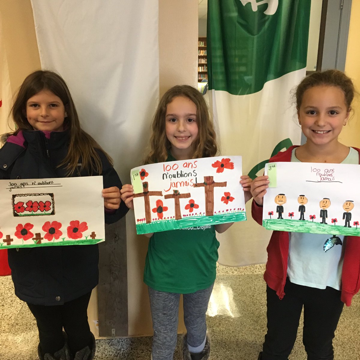 Bravo et félicitations à nos gagnants pour le concours de d’affiches pour le jour de souvenir avec Royal Canadian Légion Branch 206. <a href="/CscProvidence/">Csc Providence</a>