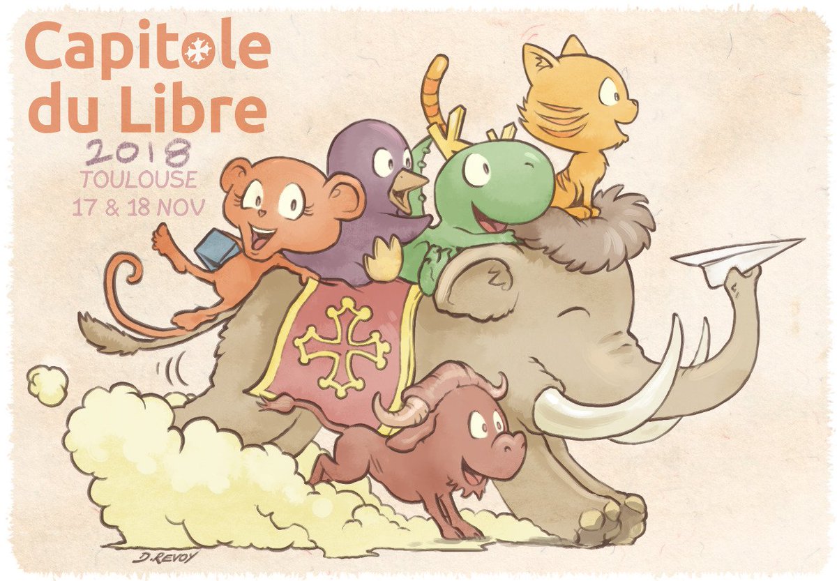 Quand Framasoft organise un Contrib'Atelier au Capitole du Libre,  les ra du Khanat ouvrent de grands yeux brillants à l'idée de voir de  nouvelles formes de vie débarquer. Une curieuse bestiole est née… 
khaganat.net/blog/fr:blog:p…
#Khaganat