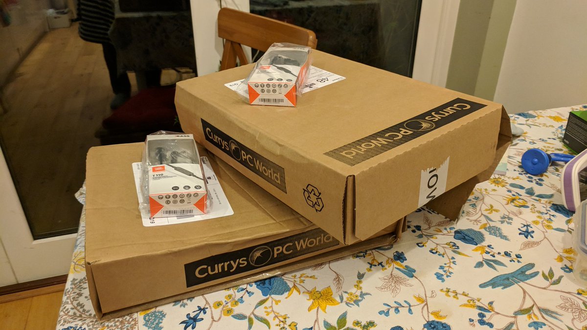 Hey @curryspcworld, this packaging is a bit overkill don't you think? Couldn't find a smaller box? And why, when I ordered 2 by mistake did they have to come separately? No wonder they didn't fit through my letter box! #packagingwaste  #excesspackaging