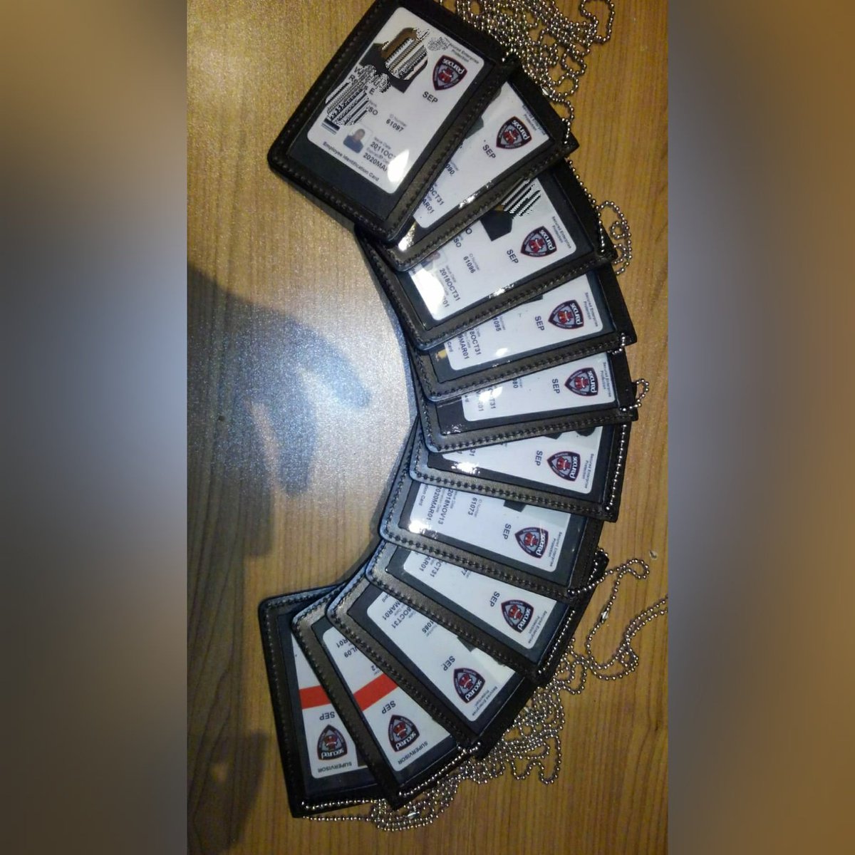 SecuredPI's tweet photo. The final prep for our November #recruits are complete, ID's, #officers are ready to #protect our client's sites 
#security #SecurityOfficer #Guard #SecurityGuard #Employment #Hiring #Hired #safety #SchoolSafety #SiteSafety https://t.co/5RJpCVu1e8