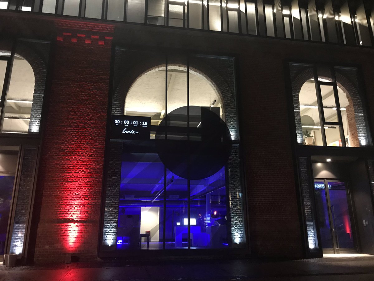 Inria_Lille's tweet photo. Merci à tous pour cette soirée au bâtiment Place @Inria construit avec le soutien de @prefet59, région @hautsdefrance, et @MEL_Lille #10ansInriaLille https://t.co/mKI2SQAPTN