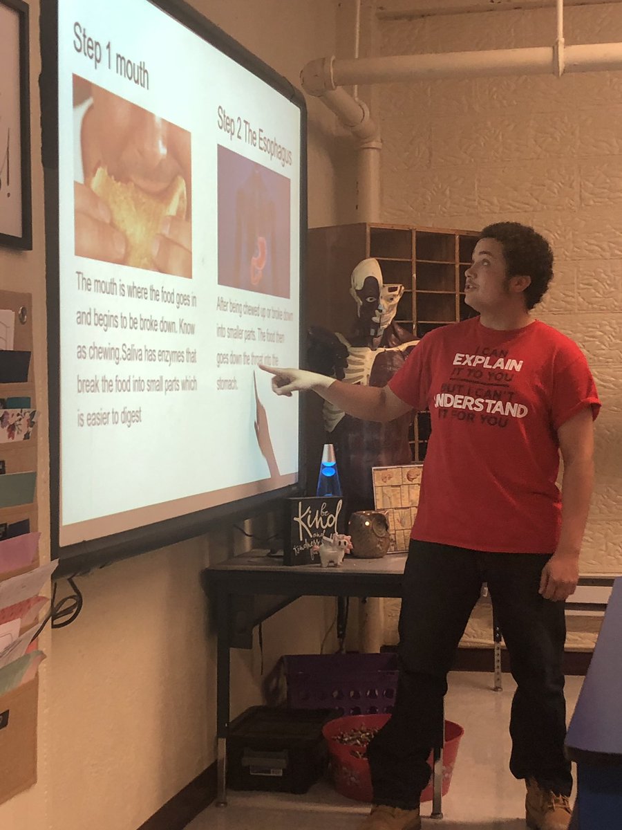 MceScience's tweet photo. A and P Digestive System Projects!!! #PantherNation https://t.co/SwKuE9KMfU