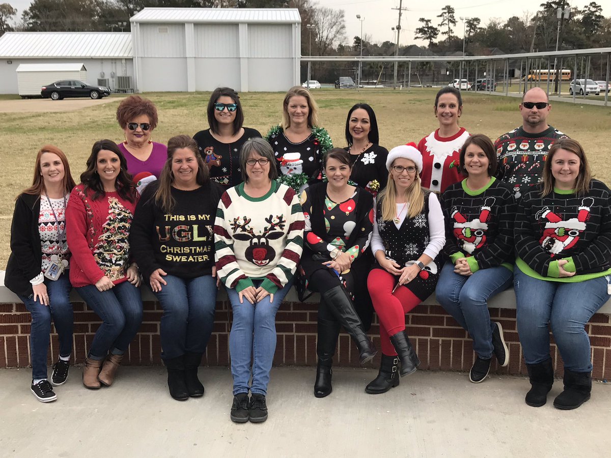 Ugly Sweater Day @ LOJH! #lojheagles #12daysofchristmas