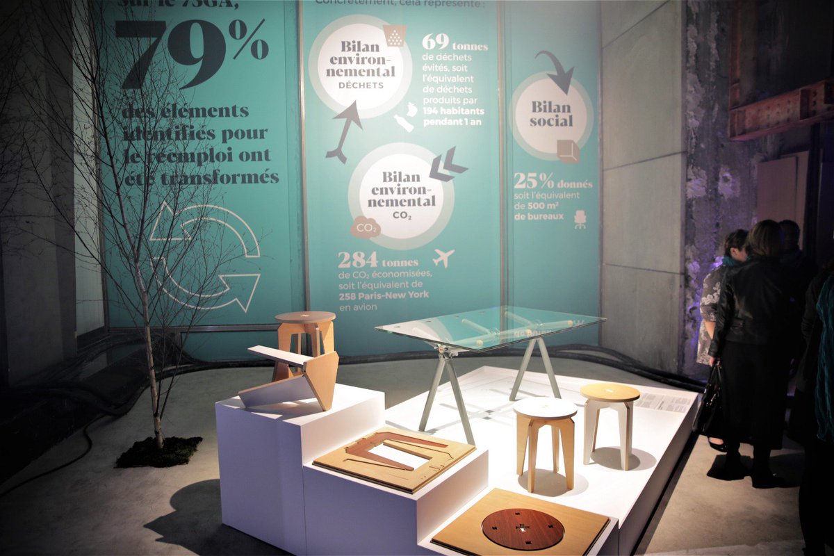 Gecina's tweet photo. Découverte du #Dalouret, version de tabouret fabriqué selon les contraintes d'#écoconception suivantes : 
- utiliser uniquement le matériau de réemploi choisi
- réversibilité
- être produit rapidement, facilement réplicable et customisable.
#75GA #EconomieCirculaire https://t.co/n5UYVnK1l7