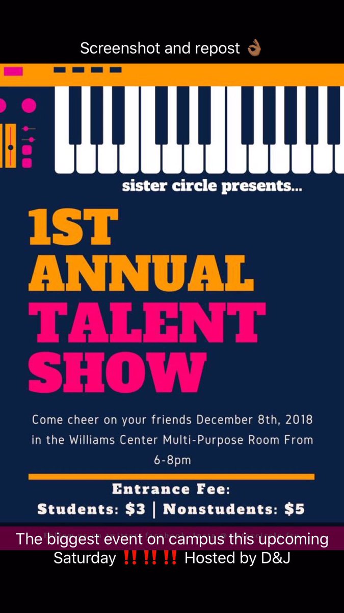 SisterCircleFSU's tweet photo. Can you predict who will win this trophy? Probably not. Only way to know is to show up
‼️‼️‼️ Get Your tickets‼️‼️‼️ https://t.co/msNLvDnMRH