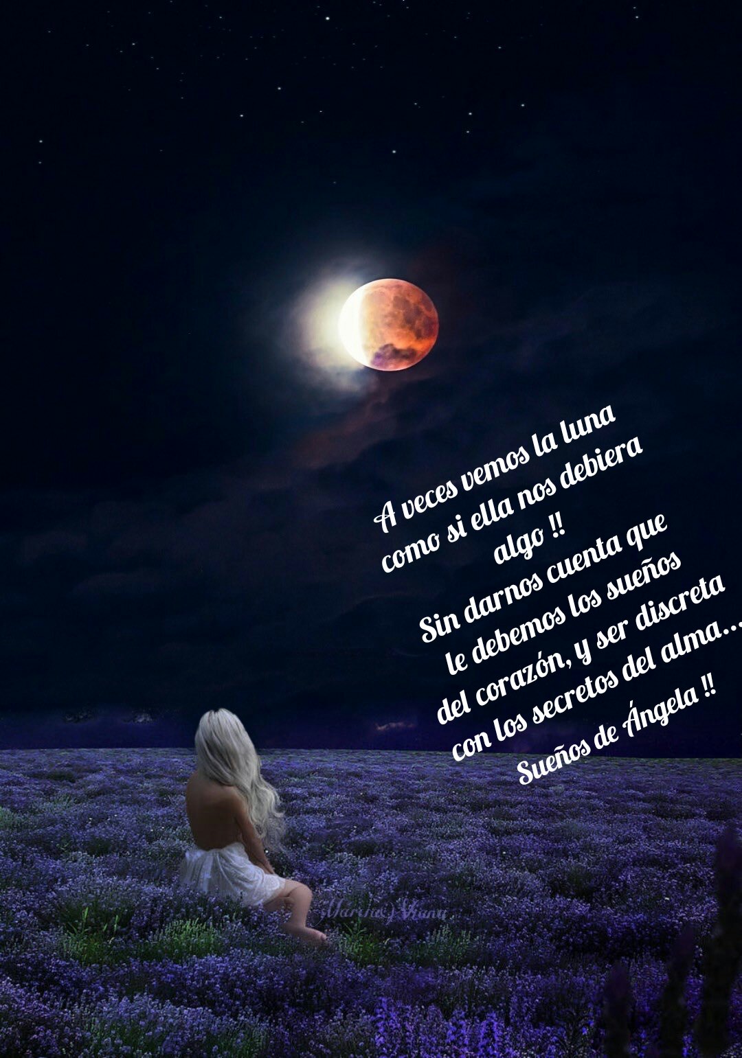Sueños de Ángel@ ❤️ a❤️ 🎨 📵 DM. 🚫 PORNO ❌️ on X: BUENAS NOCHES MIS  AMORES !!! A veces vemos la luna como si ella nos debiera algo !! Sin darnos