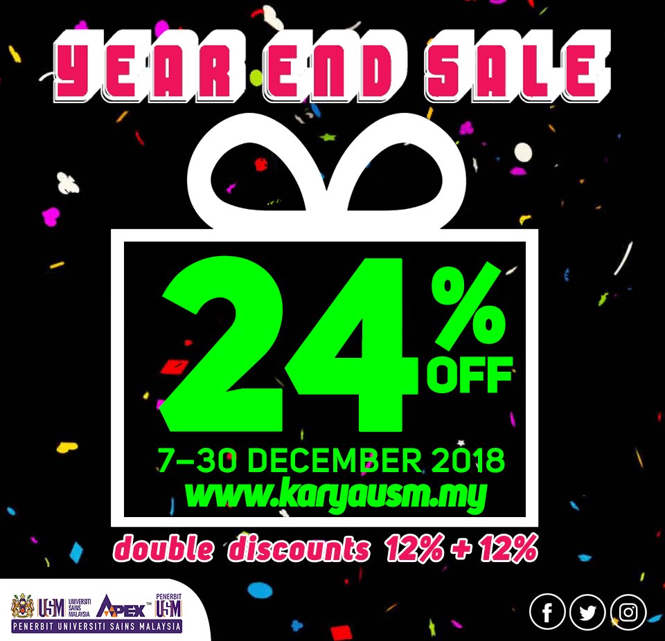 Penerbit Usm On Twitter Do Not Miss Year End Sale From