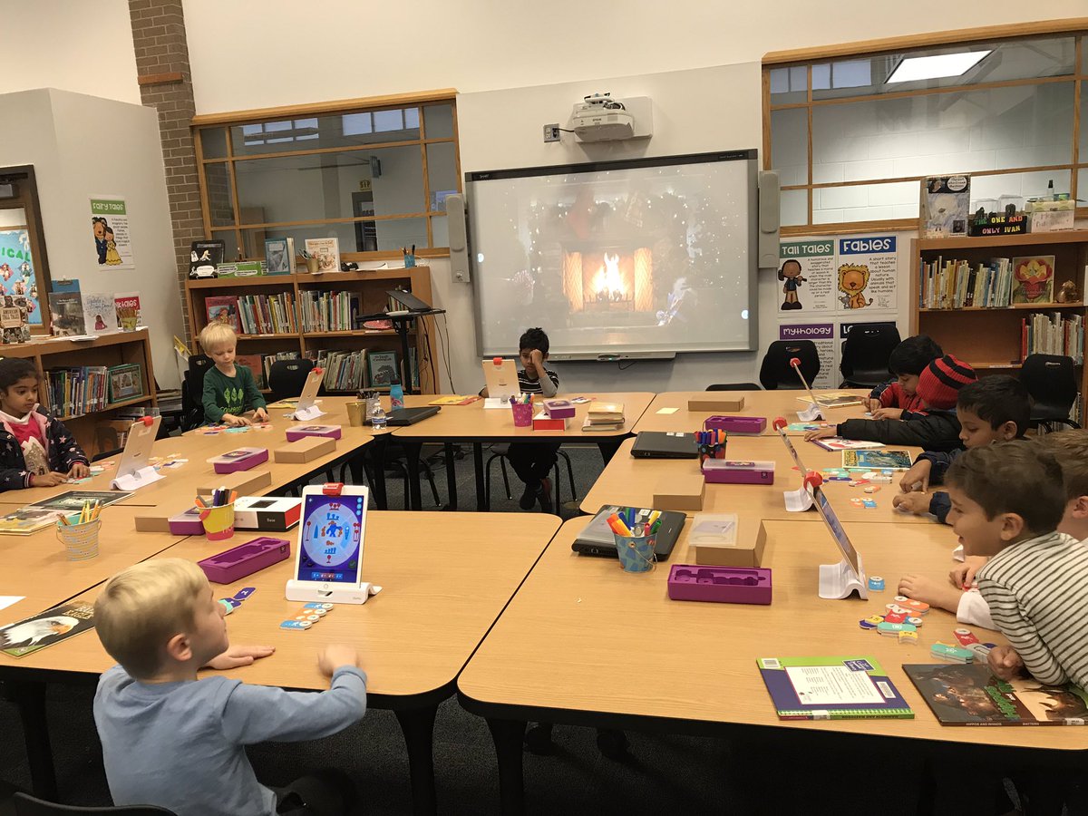 ReadingWithBird's tweet photo. Our kindergarteners amaze me with the flexibility of their brains and how quickly they make connections to new learning! @bvschools @bvlibraries @MissKarstOTE @PlayOsmo #BVHourOfCode #BVBlendED #BV229Tech #teamOTE #HourOfCode https://t.co/Fz1BfBNvig