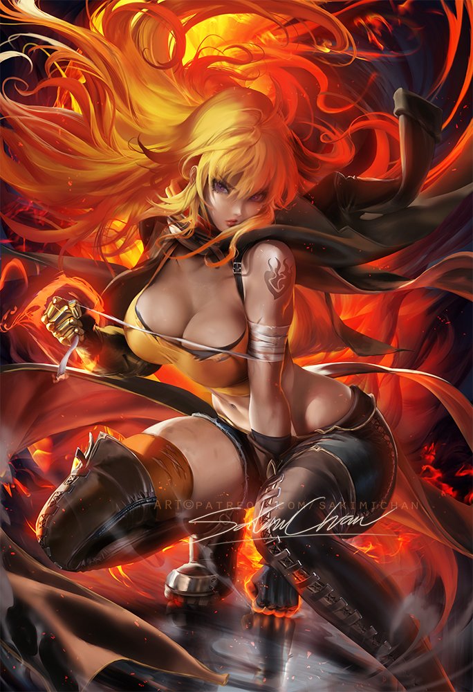 To finish off the older #Rwby main squad so here's older #yang ^_^ Christmas vr coming up
sfw/nsfw psd,hd jpg, video process etc-patreon.com/posts/23154883