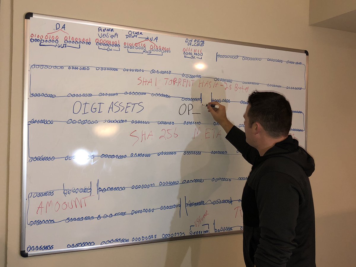 DigiByteCoin's tweet photo. While the bears bring down the market. @jaredctate &amp; dev team are busy working at the binary level on the new #DigiAssets protocol. Just like Google perfected search after Yahoo, $DGB will bring the security &amp; scalability of our #blockchain to #SmartContracts and #DigitalAssets. https://t.co/akIP1zZVbF