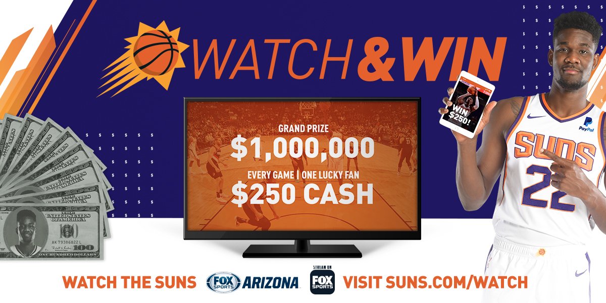 Another chance to win! Tune-in to @FOXSPORTSAZ now and keep an eye out for tonight's 'code word' https://t.co/ocMvUL70A6