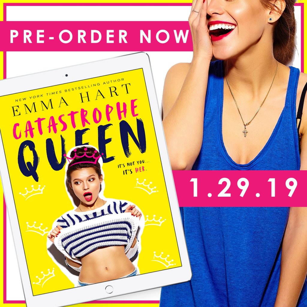 PagesAbound's tweet photo. Cover Reveal for CATASTROPHE QUEEN by Emma Hart https://t.co/bxuxYyT2pK https://t.co/ClpApY0bjs