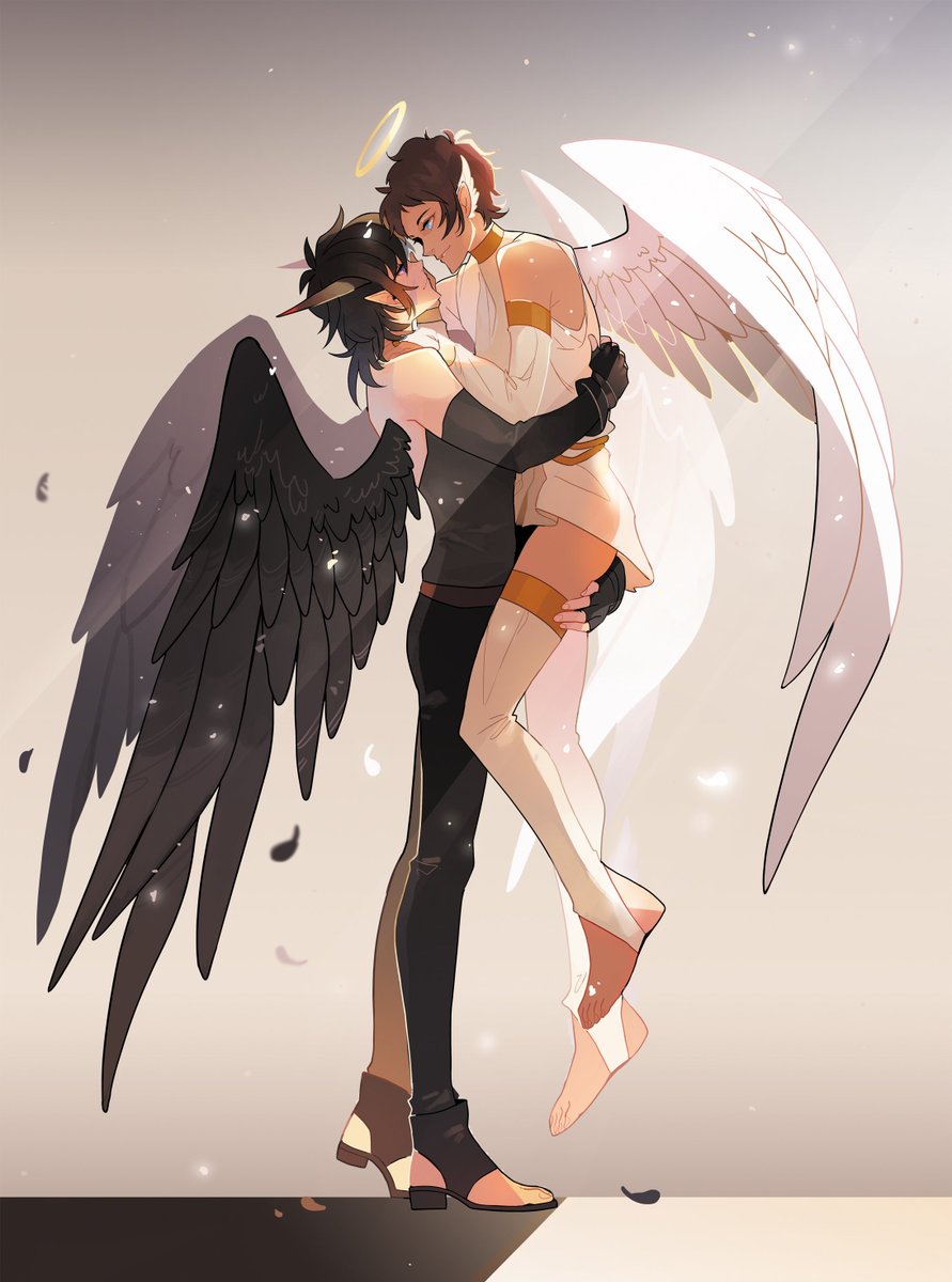 My angel/demon klance AU! I hope to have more time to work on it in the future! I have an entire series of art planned out for it
