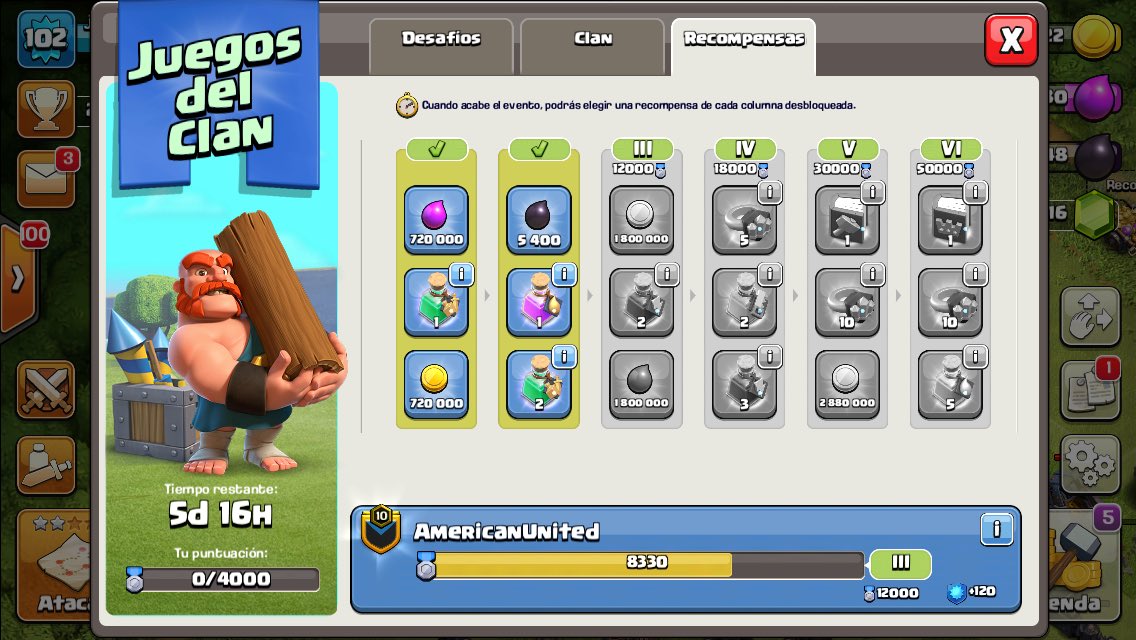 AmericansUnite6's tweet photo. Los juegos del clan ya empezaron y vamos más que motivados a completarlos‼️💪🏼 y por supuesto también tenemos guerra, y todo (si no me equivoco) estará grabado por nuestro líder @DesignisClash, DISEÑA DURO Y JUEGA DURO https://t.co/AaxKI2vcnc