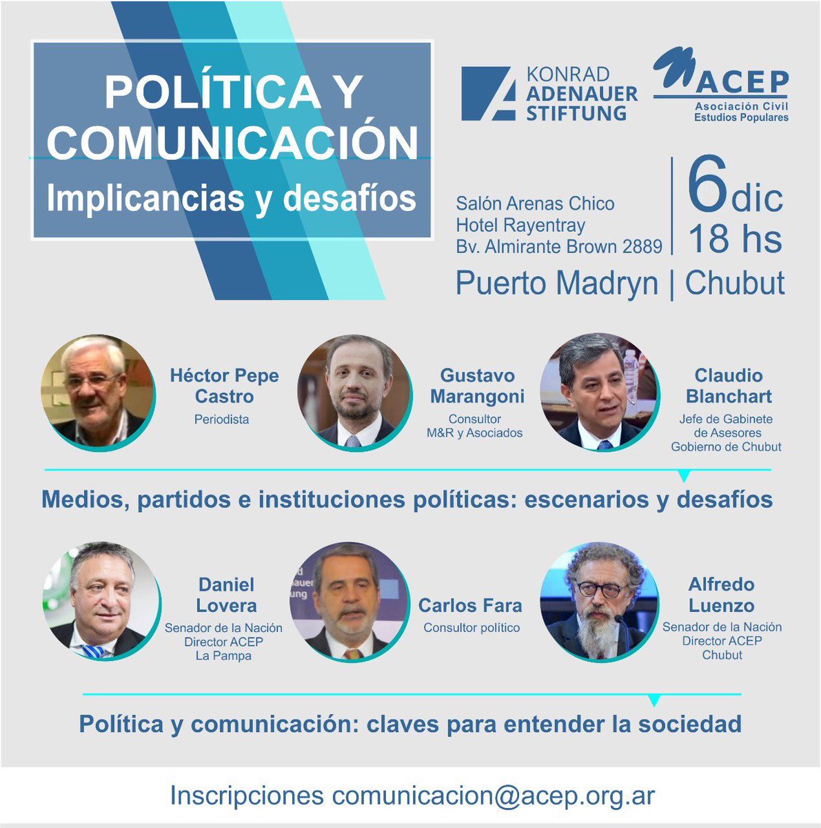 AvilezFS's tweet photo. #Politica y #Comunicacion #Implicancias y #Desafíos #PuertoMadryn @exevillagrasaid @AvilezFS @KAS_Argentina @acepnacional #Chubut https://t.co/OQMpG4oHsR