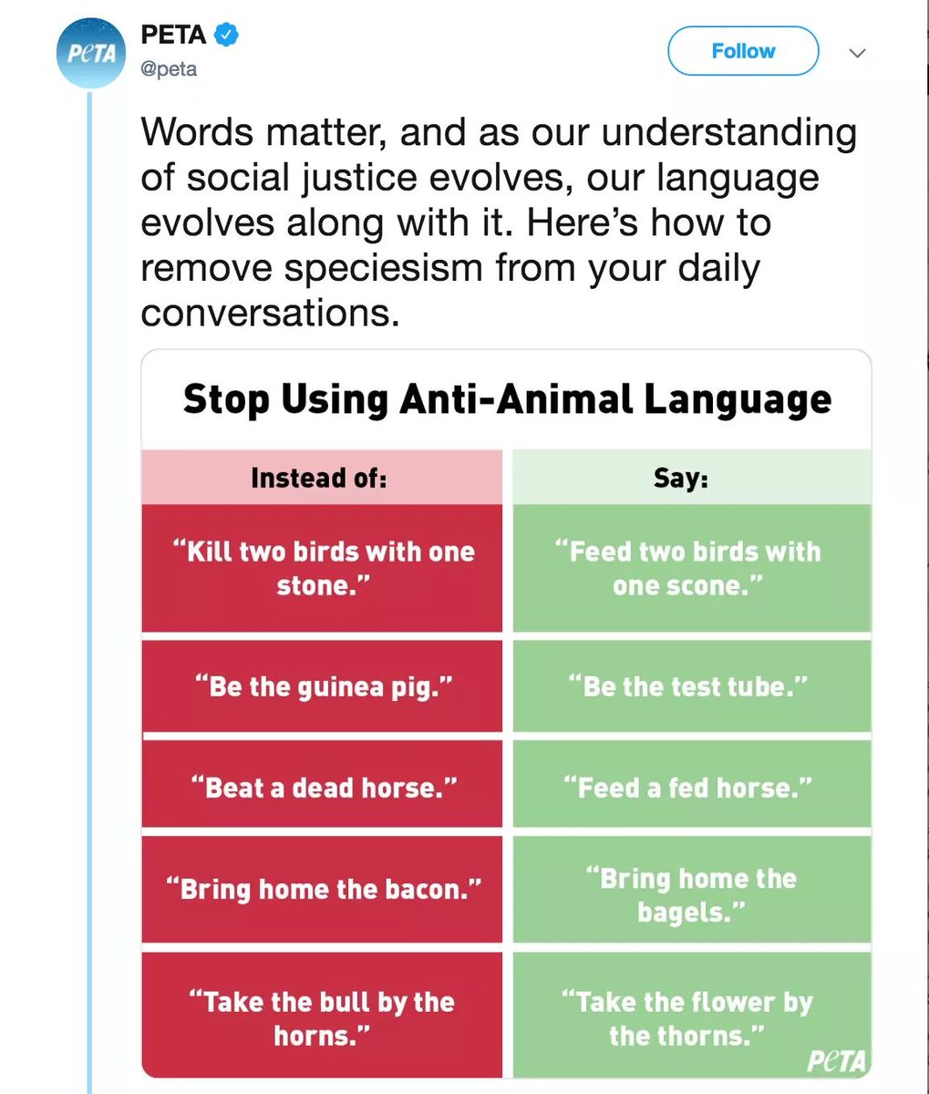 gogreenamie's tweet photo. This ridiculousness immediately made me think of @joerogan podcast #JRE #JoeRogan and the lunacy he often mentions. WTF?! #speciesism https://t.co/wjY74fQCDp