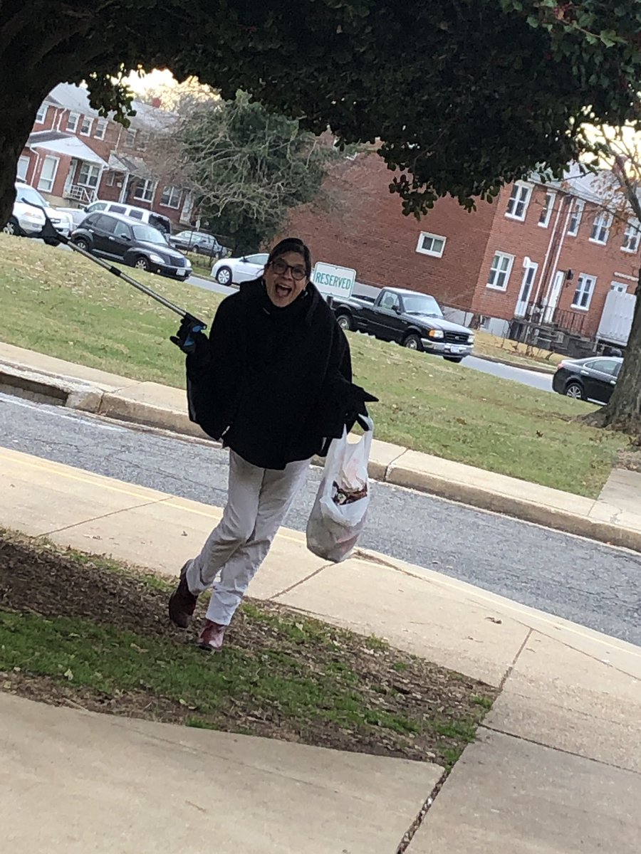 meganbickel5's tweet photo. You were caught! This teacher right here - MVP. Spending time before school picking up trash to make it a cleanier and better place for learning. She sincerely loves @MilbrookSchool with her whole ❤️ You make this school a wonderful place @jennyraivel https://t.co/qOkV0gXlFo
